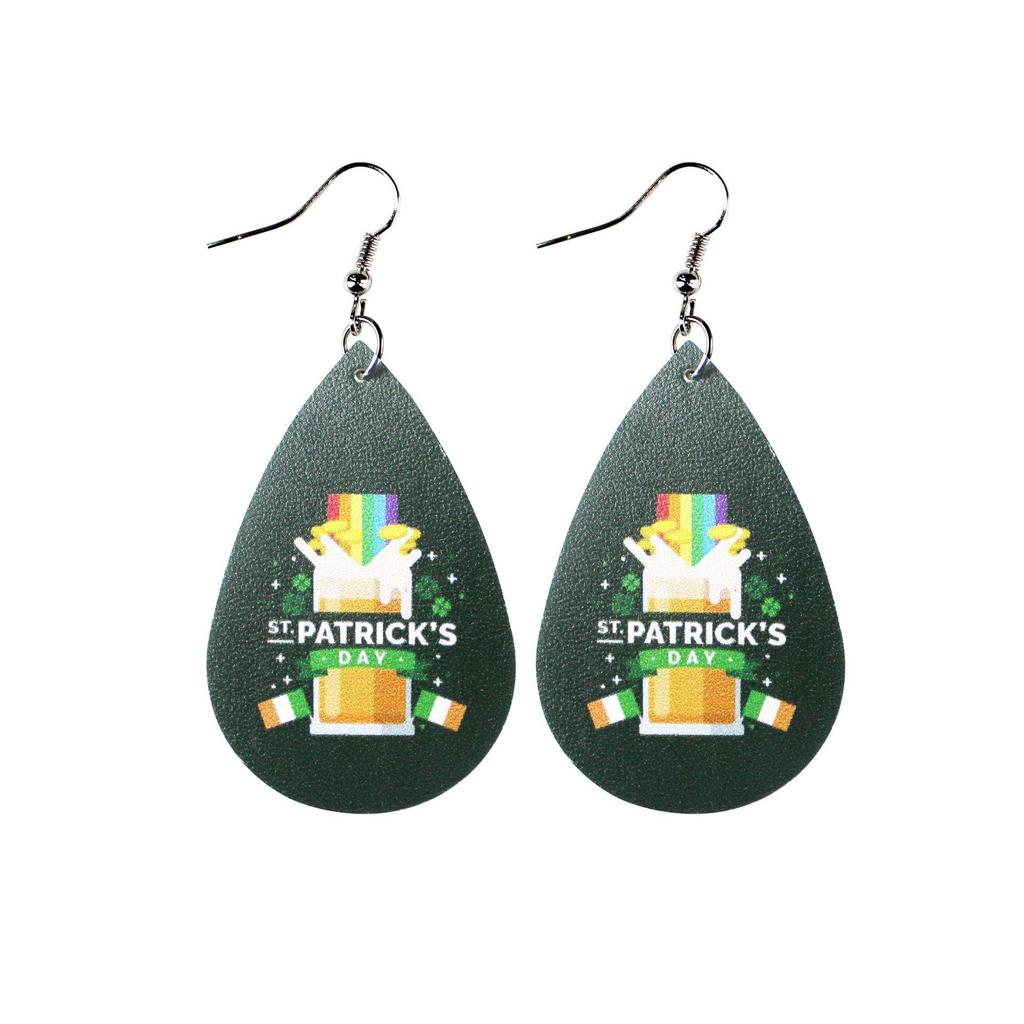 Stylish PU Leather Earrings: Creative Designs & Shapes