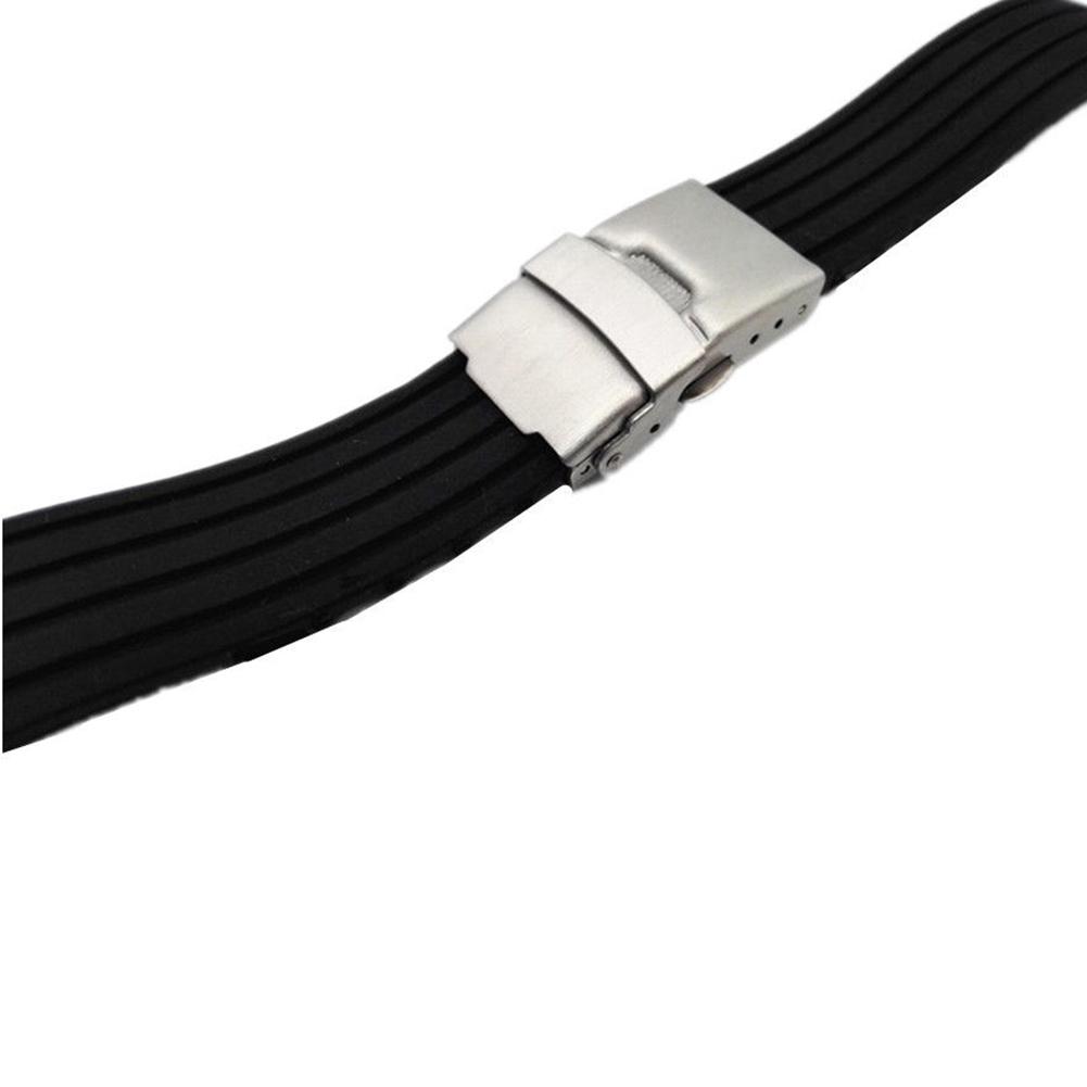 Boom Boom Fashion Replacement Silicone Band for Strap Men Women Wrist Watch 18/20/22/24mm Watch