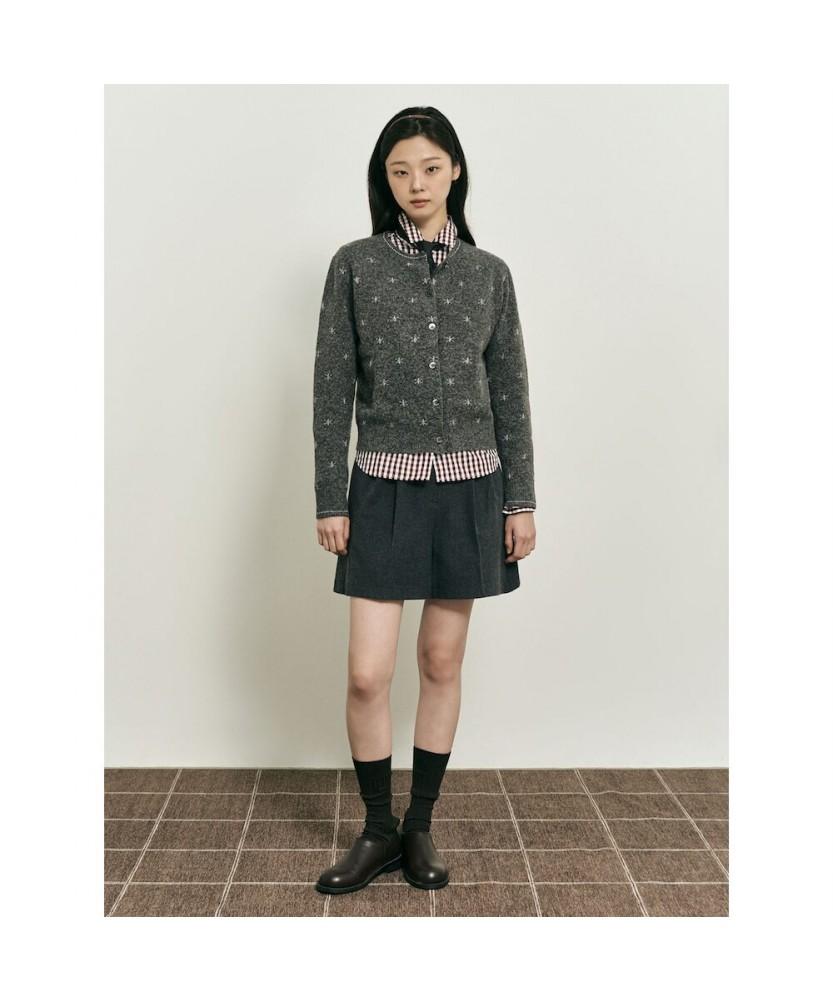 Binpolleidiseu [B. My] Fleece-Lined Belted Shorts Ash (Bf5X25N014)