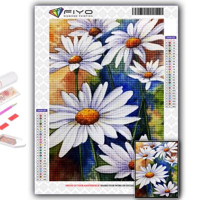 Diamond Painting Flowers Embroidery Cross Stitch Rhinestone Home Decor