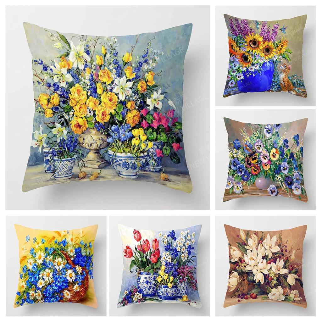 Home Living Room Decoration Cushion Covers Short Plush Throw Pillow Cover45*45 Pillowcase 40x40cm 50x50 45x45