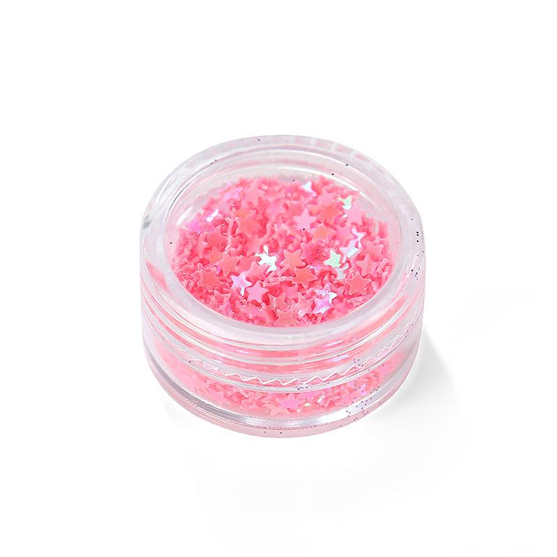 Korean Laser Star Nail Art Stickers: Trendy Handmade Glitter Decorations