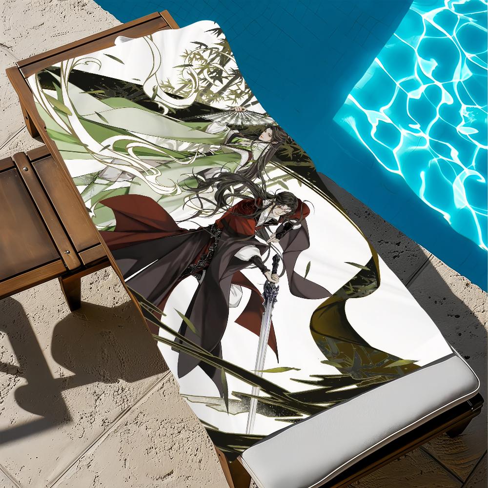 The S-scum Villains cute Self-Saving Towel Beach Quick Dry Soft Pool Towels Gift for Travel Gym Shower Camping sports