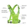 Hot Sale Reflective Safety Vests Lightweight Adjustable Elastic Vest Jacket Hi Vis Strips For Traffic Control Running Cycling