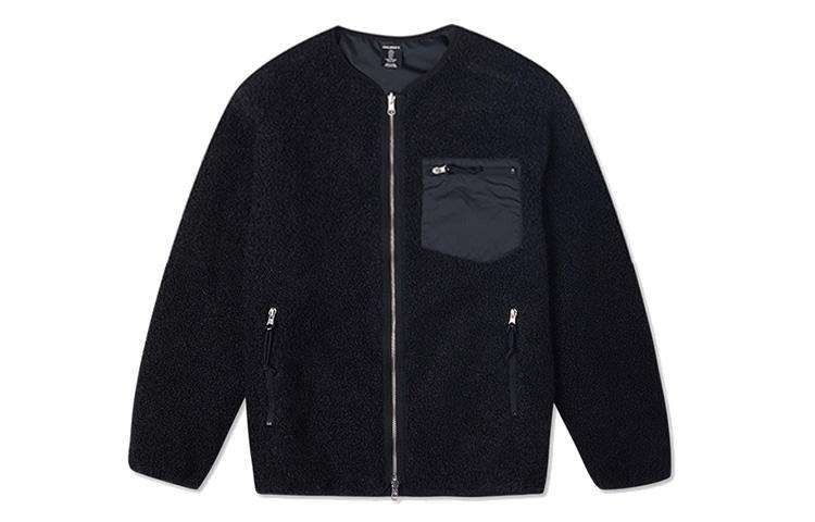 Converse Jackets Men's Black V Neck Moderate Other 10019461A02