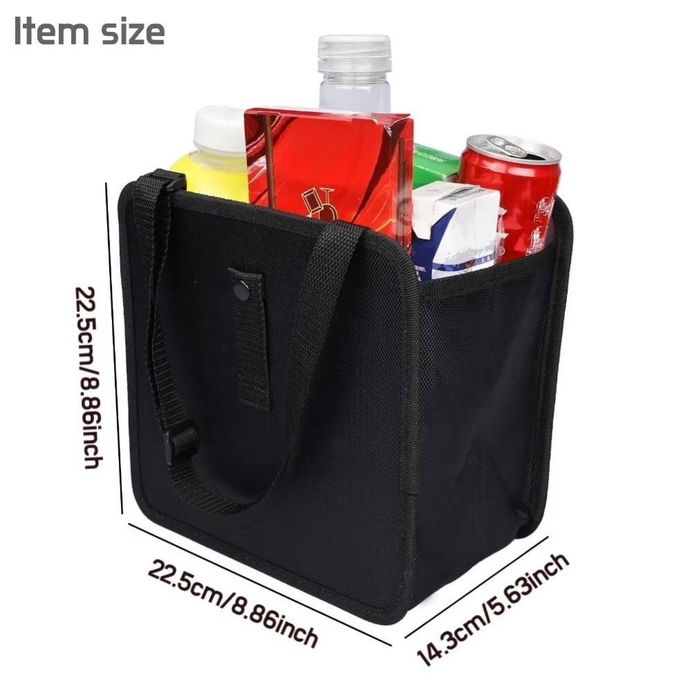 Portable Foldable Car Trash Can Waterproof Hanging Seat Back Bag Large Capacity Leakproof Storage Bag Car Interior Accessories