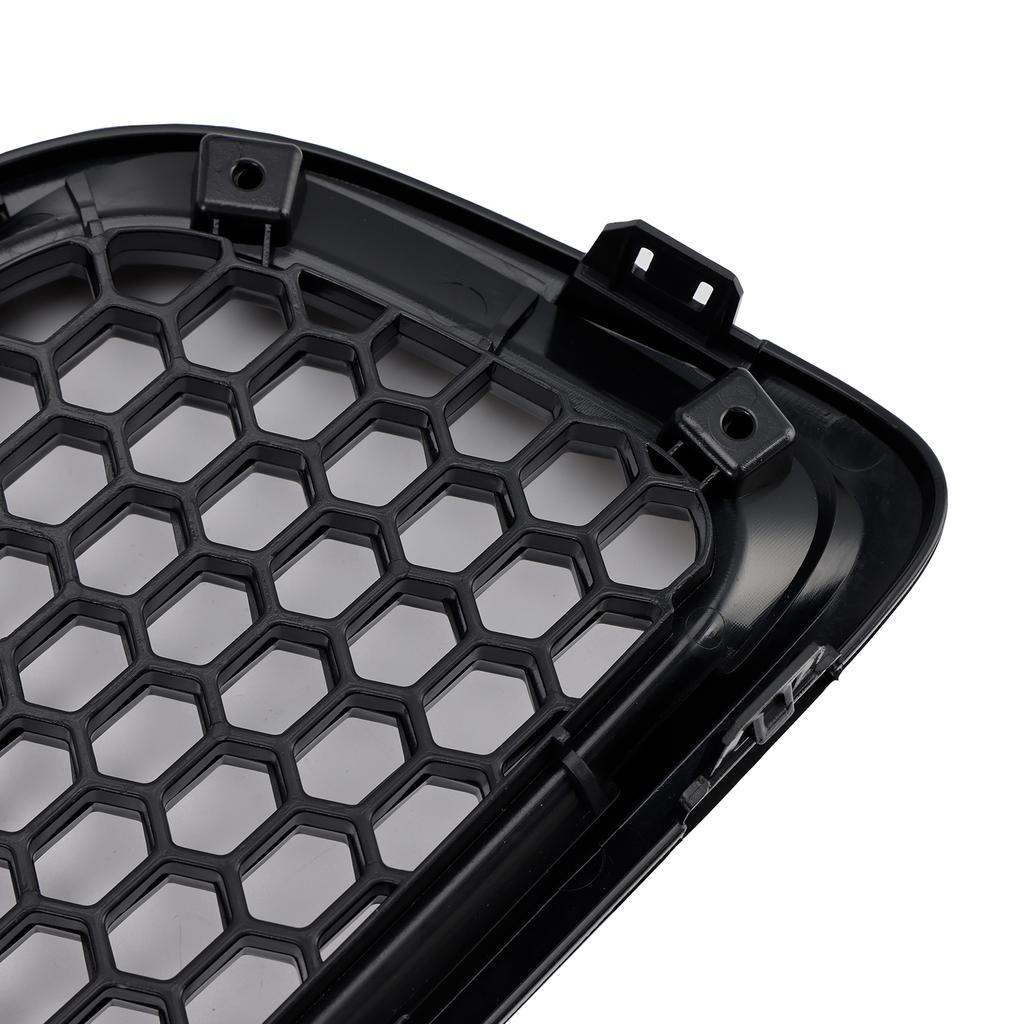Gloss Black Front Bumper Honeycomb Grille Grill Fit Volvo S40 V50 2008-2012