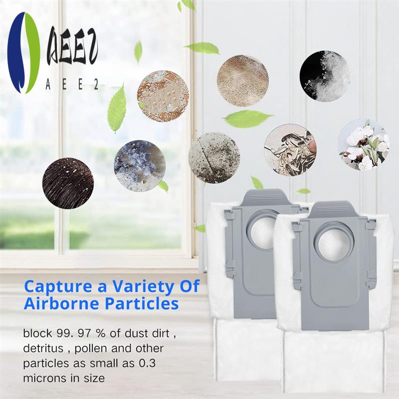 AEE2-12 Pcs Dust Bags For Roborock Qrevo Curv / P20 Pro Sweeper Accessories Built To Last And Work Well