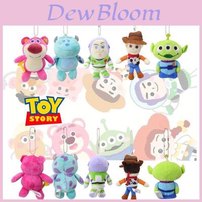 Bass Lightyear Woody Strawberry Bear Three-eyed Monster Plush Toy Pendant Decor