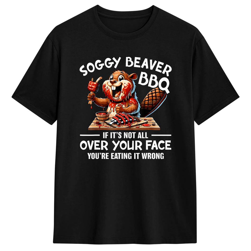Beaver Squad Design For Beaver Lover Stuff Cotton Tshirt For Unisexs Beach Vintage Tshirts Harajuku Tees Big Size Print Clothing