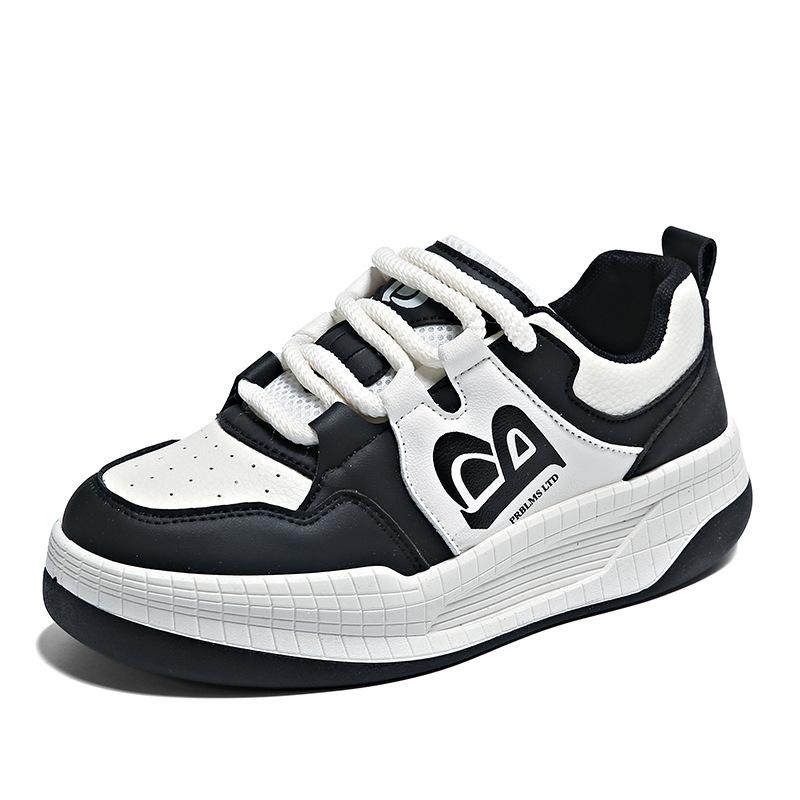 

Осенние новые белые туфли женские повседневные универсальные модные трендовые туфли элегантные низкие модные удобные женские туфли 40 чёрный