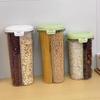 Large Capacity Grain Storage Container 4-Compartment Food Storage Box  Coffee