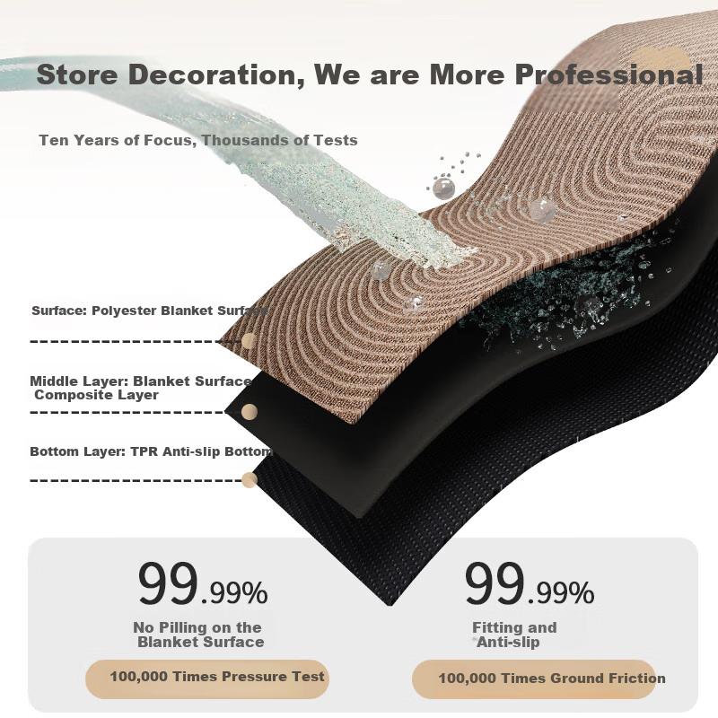 DeXi (DeXi) Entrance Mat, Doorway Foot Mat, Foyer Floor Mat, Indoor Doormat, Entrance Mat, 45x75cm
