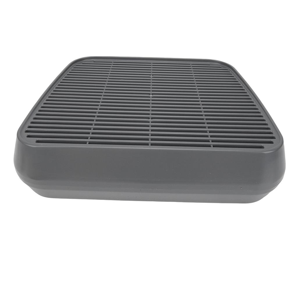 Cat Litter Box Step Mat Efficient Filtering Stable Antisplash Cat Litter Trapping Mat for Kitty Litter Box Grey