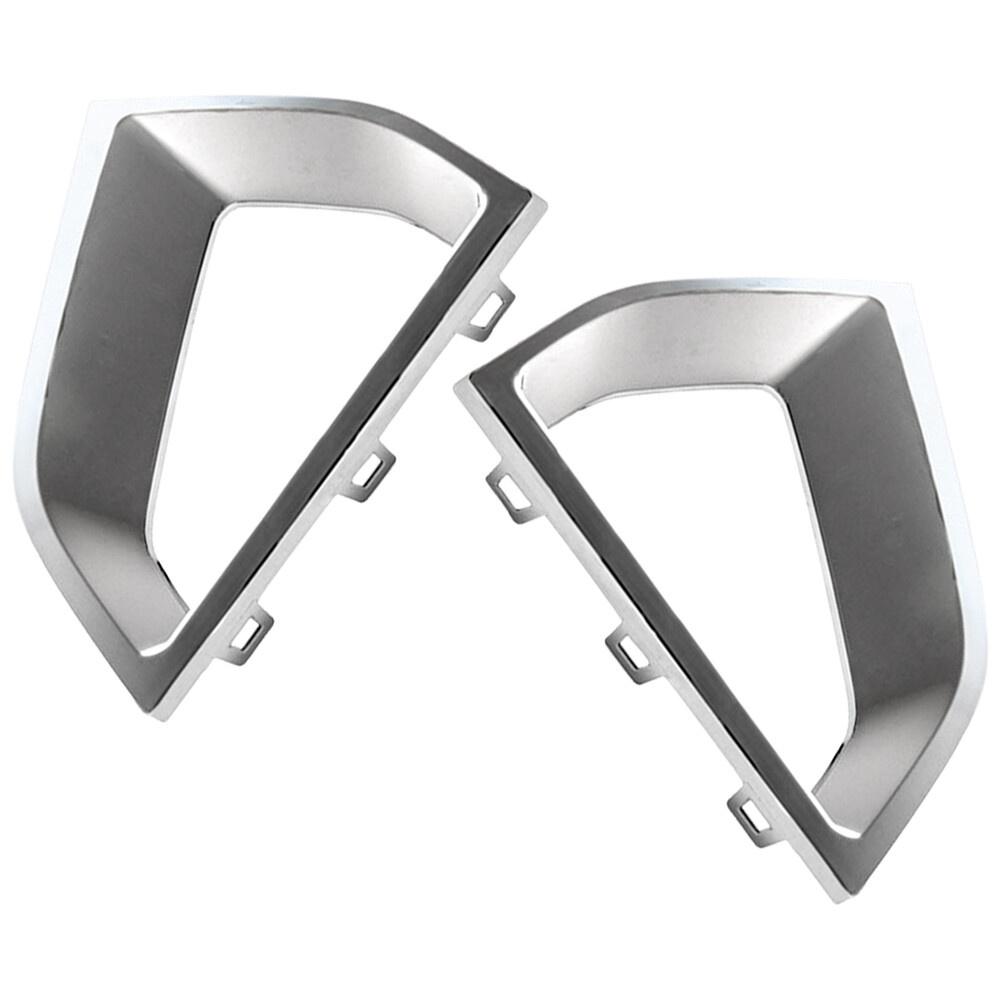 2Pcs Front Bumper Fog Light Lamp Frame Trim For BMW G30 5-Series