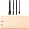 4Pcs Leather Punch Set Sewing Stitching Chisel 1 2 4 6 Prong Hole Punch Tool DIY Leathercraft Kit