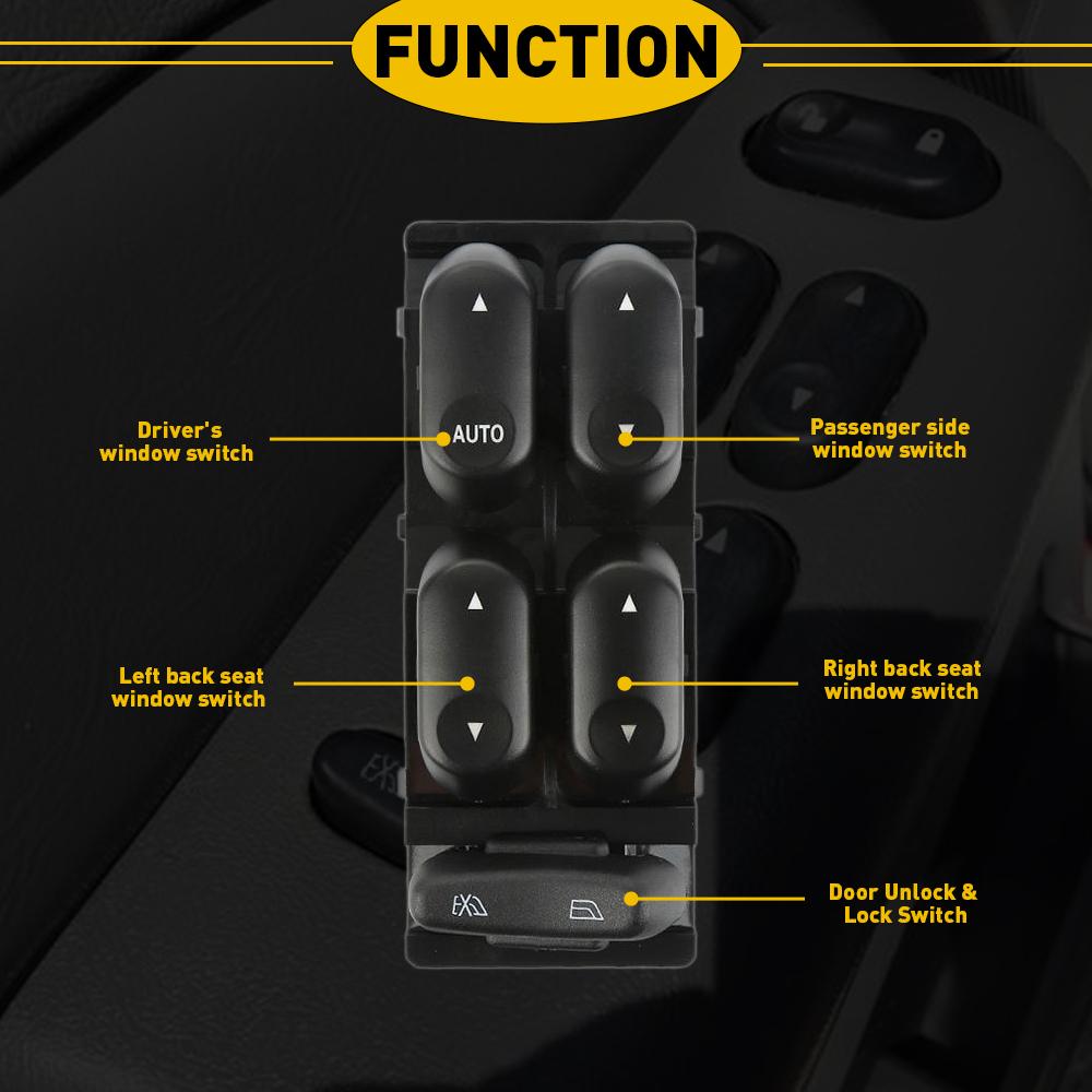 1Pcs Car Power Master Control Power Window Switch 5+6pin For Ford F250 F350 F450 F550 Super Duty Truck Explorer Mercury Marauder