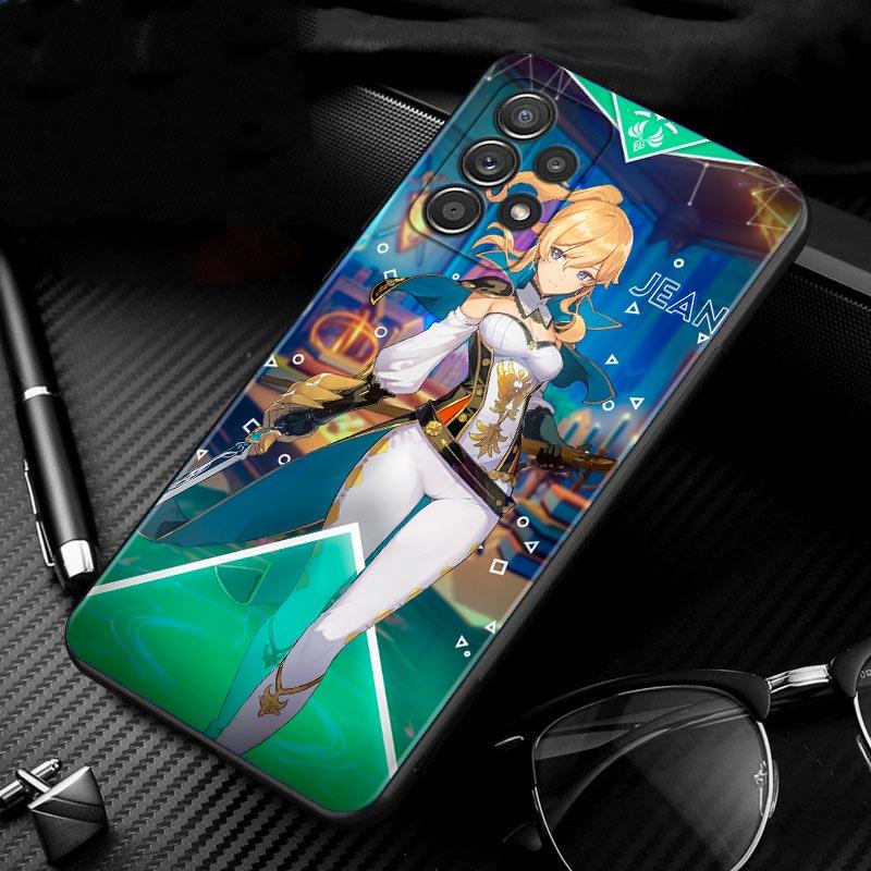 Etui na Samsung Galaxy A51 A12 A21s A71 A52 A31 A32 A02s A72 A11 A41 A22 A01 A51 5G A02 F42 Okładka Gra Genshin Impact Dziewczyna