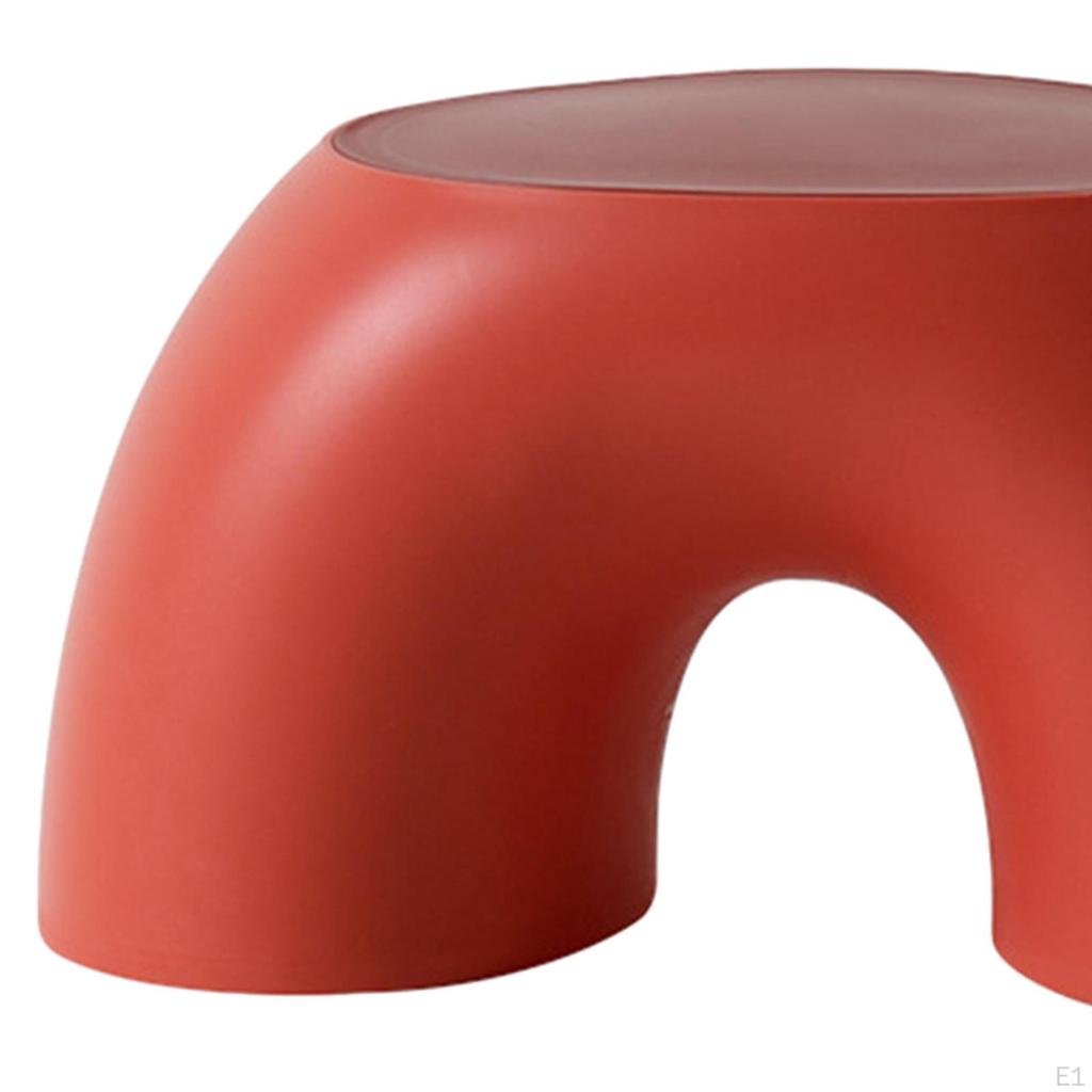 , Jungen und Mädchen, Innen- und Außenbereich, Bogenförmiges Kunststoffdesign, Hocker aus Kunststoff für Kinder