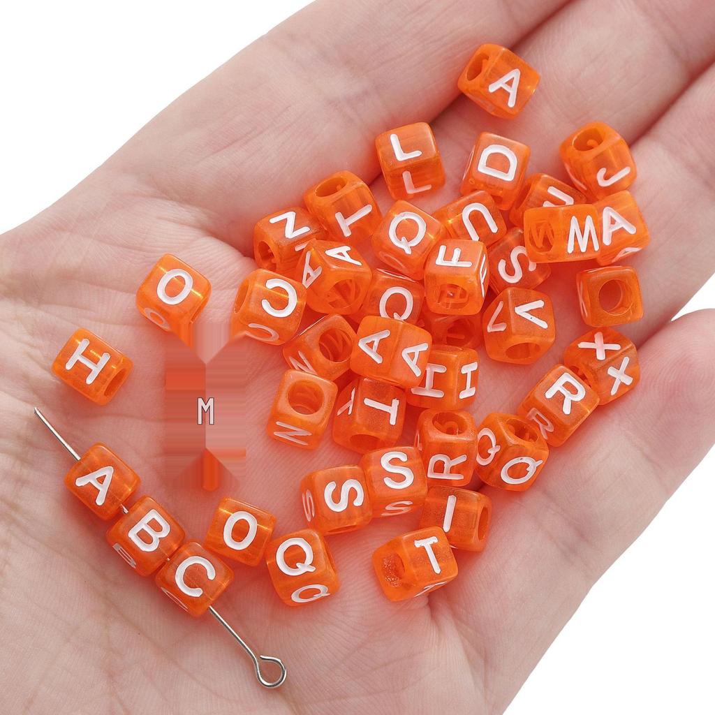 DIY Kids' Educational Alphabet & Number Beads - Acrylic Jewelry Making Kit