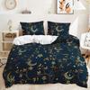 3D Moon Pattern Duvet Cover Pillowcase Bedding Kids Bedding Set Adult Teens Single Double Queen Size Gift