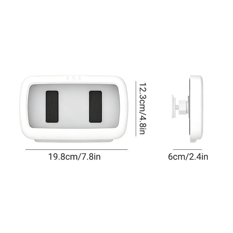 Rotatable Waterproof Wall-Mounted Mobile Phone Box Protective Cover Touch Screen Mobile Phone Holder Bathroom Sealed Storage