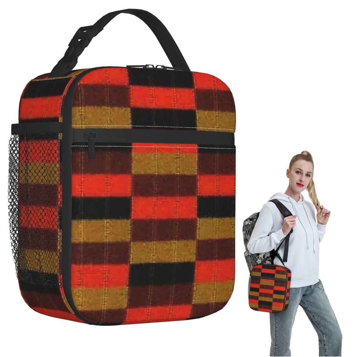 District Line Moquette Seat Cover Insulated Lunch Bag for Women Kids Portable Food Boxes Thermal Lunch Box Tote One Size