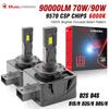 Dualvision D1S D3S LED-Scheinwerfer HID CANBUS D2S D4S D4R D1R D2R D3R Turbo LED 90000LM CSP-Chip 6000K Weiß 70W 90W Plug&Play 2X