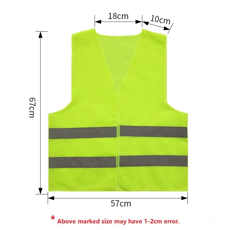 High Visibility Car Reflective Clothing Day Night Motorcycle Bicycle Outdoor Safety Protective Vests For Running Cycling Traffic