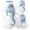 Cosplay Wig With Blue White Gradient Hightemperature Silk For Anime Costume Party