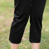 Women's High-Waist Straight Leg Capri Pants