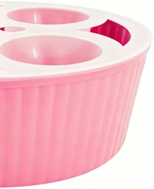 Hydroponic Plant Pot - 3-Hole Hyacinth Bulb Vase for Flower Bulb Growth, Decorative Indoor Planter for Gardeners, Home, Office, Kitchen, Living Room