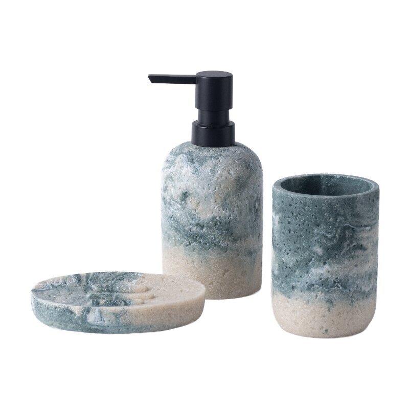 Bathroom household wash suit Nordic Dongshi simple lotion separately bottled mouthwash cup soap dish bathroom hotel bathroom