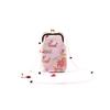 Chinese Style Mulberry Silk Kiss Lock Phone Bag - Ethnic Beaded Crossbody for Hanfu & Qipao