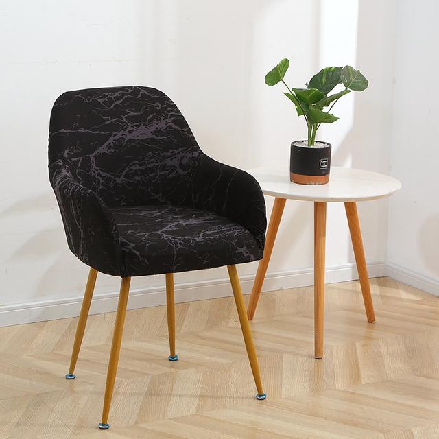 

Геометрический принт с принтом зебры, высокий наклонный чехол для кресла, подлокотник сиденья, чехлы, защитный чехол для стула, отель, банкетный офис 1pcs Chair cover