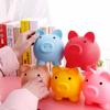 Small Pig Shaped Home Decor Shatterproof Coins Storage Box Birthday Gift Piggy Bank Money Bank