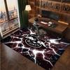 RB Leipzig Football Print Crystal Velvet Rug, Comfortable Water Absorbent Non Slip Indoor Floor Carpet
