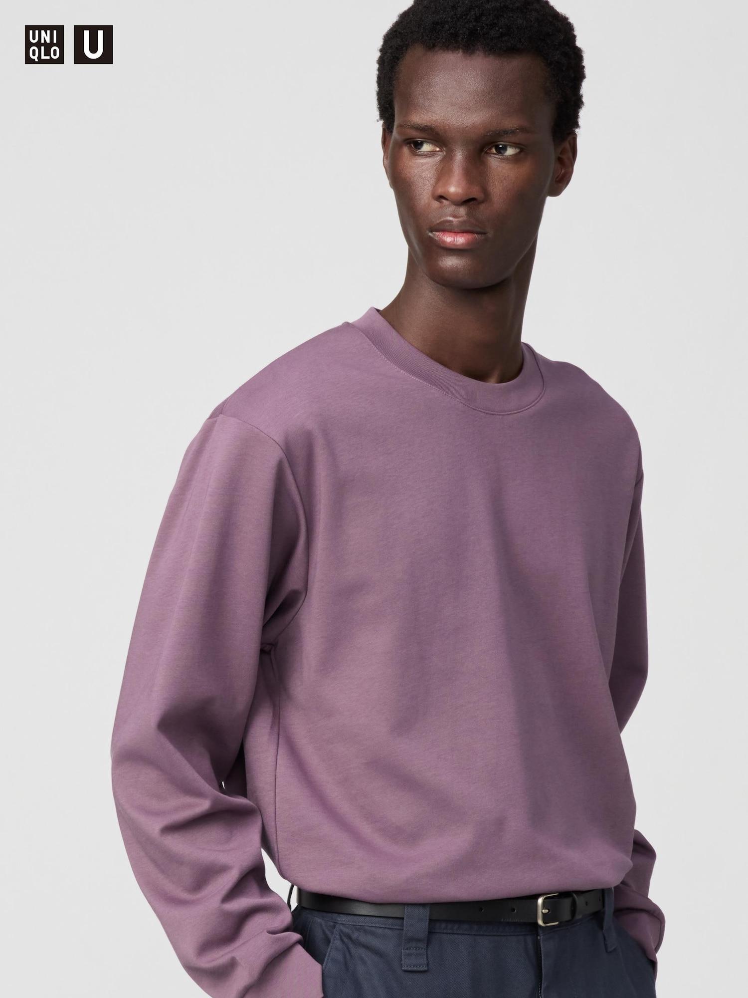 

Футболка Uniqlo Japan Air Rhythm Cotton Crewneck 75 PURPLE/S