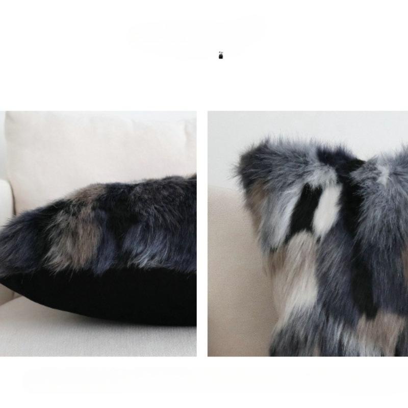 30X50/45X45CM Soft Throw Pillow Cover Light Luxury Plush Waist Cushion Cover Decor Home Decorative Pillowcase
