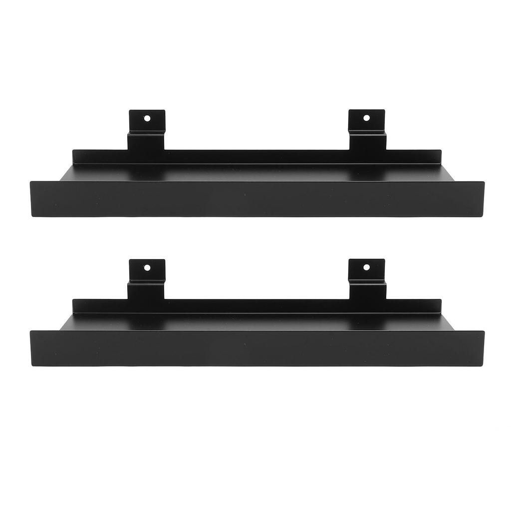 Wall Mounted Shelf Metal Floating Shelf Display Rack for Figurines Crafts Photo Frames