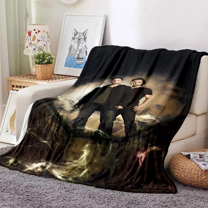 3D Print supernatural Blanket Soft Sofa Cover Throw Blanket Fleece Tapestry Lightweight Warm Bed Blankets for Bedroom Couch