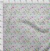 oneOone Cotton Flex Fuschia Pink Fabric Tool Sewing Material Print Fabric By The Yard 40 Inch