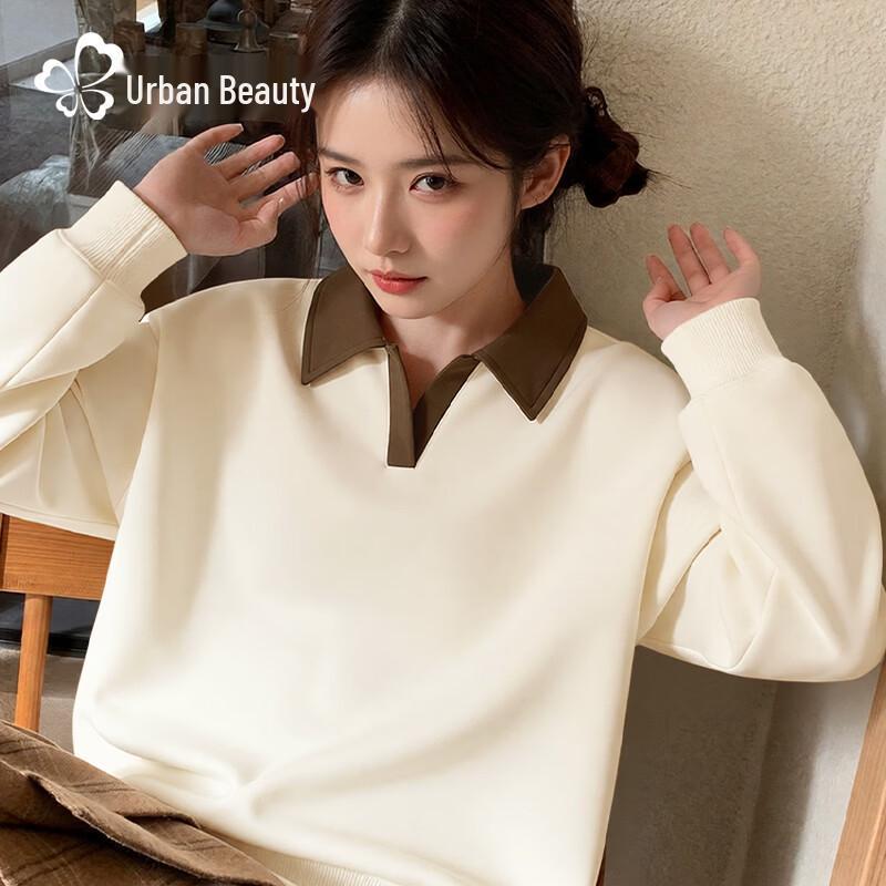 Women s Polo Collar Sweatshirt M