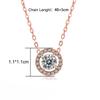 ZHOUYANG Pendants Necklace For Women Cubic Zirconia Rose Gold Neck Choker Chains Female Jewelry Gifts N317