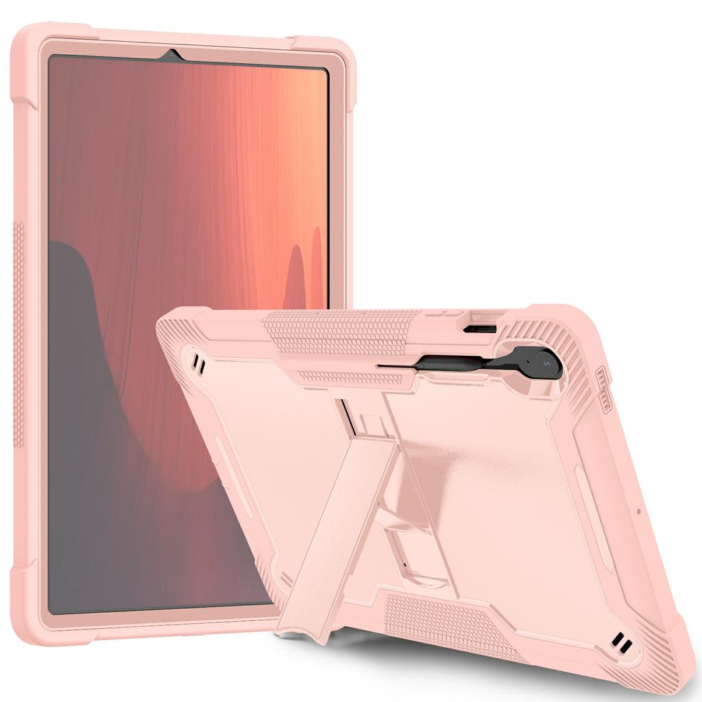 For Samsung Galaxy Tab S10 FE+ Case Kickstand Silicone + PC Impact Protective Tablet Cover