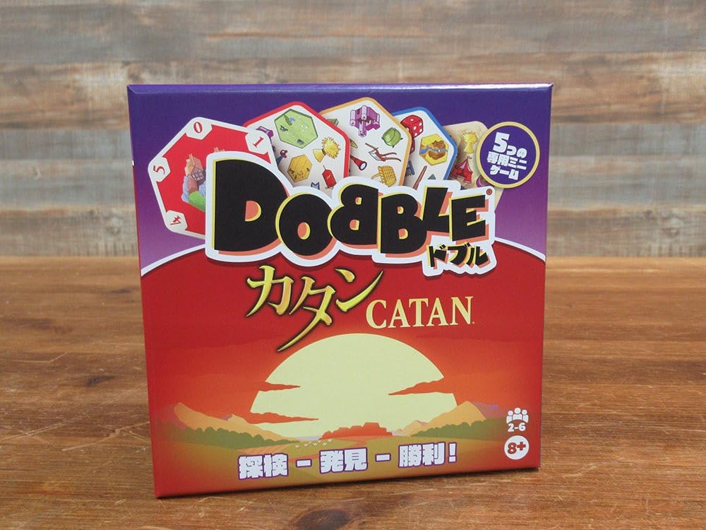 HobbyJAPAN Dobble: Catan Japanese Edition (2-6 Players, 15 Minutes, Ages 8+) Board Game
