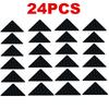 4/12/24PCS Reusable Rug Gripper Tape Double Sided Adhesive Non-Slip Rug Pad Tape Stickers Washable Area Rug Pad Carpet Tape