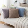 Solid Color Plush Pillow Cover Teddy Velvet Thicke Pillowcase Ultra-Soft Modern Minimalist Sofa 40/45cm Cushion Cover Home Decor