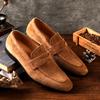 Fashion New Arrival Men Soft Moccasin Genuine Leather Driving Casual Loafer Shoes Suede Boat Fancy Comfortable Slip on Flats