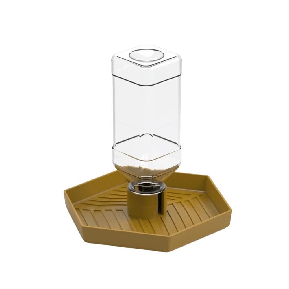 Antypoślizgowy karmnik wodny dla gadów Odpinany Stabilny Automatyczny dozownik wody Plastikowa miska na wodę dla żółwi i płazów